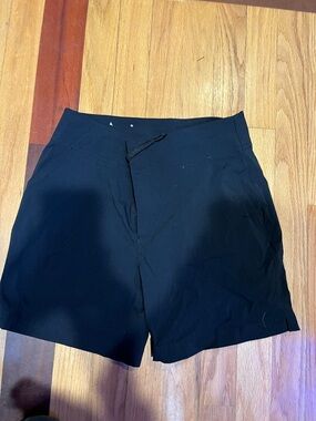 Black Athletic Drawstring Shorts